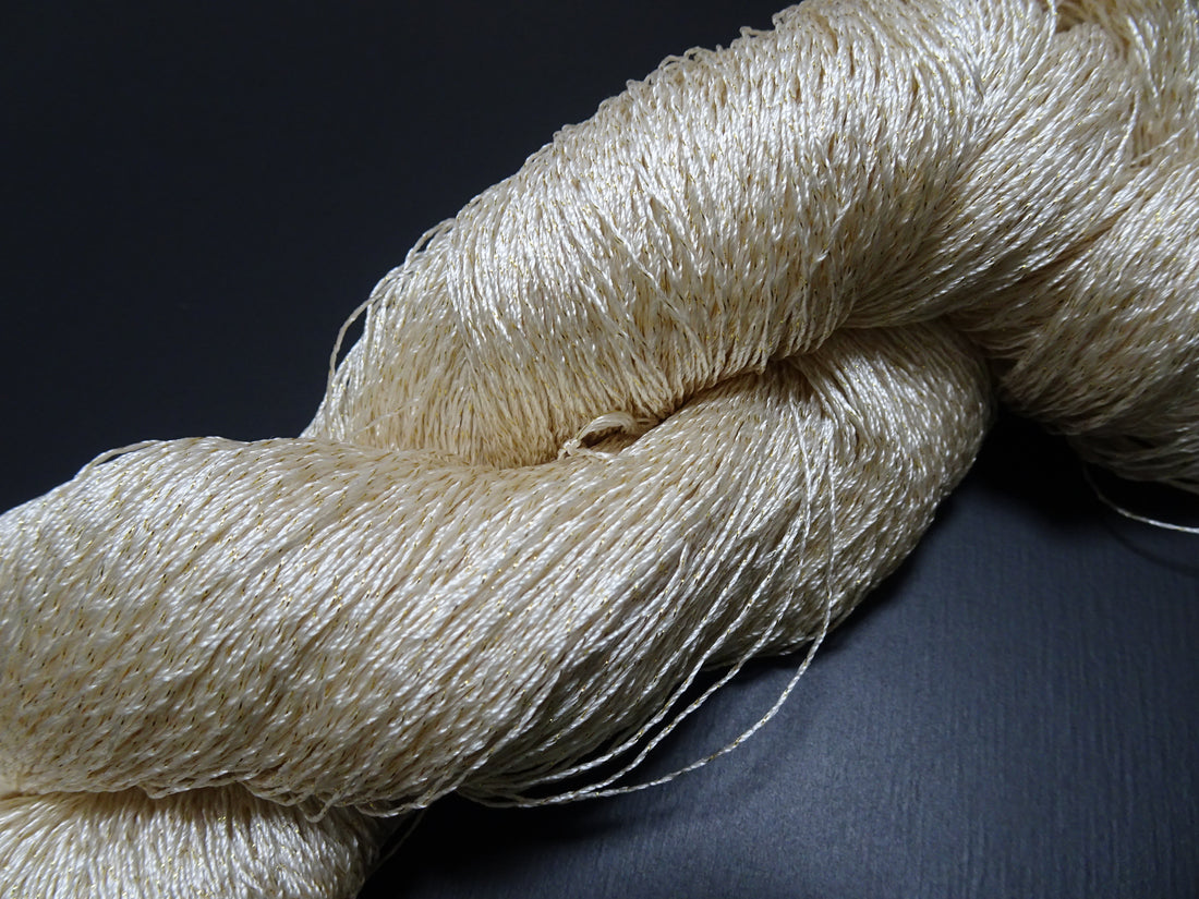 Japanese Vintage High Class Rare Silk Thread Mixture of Gold embroidery 17847