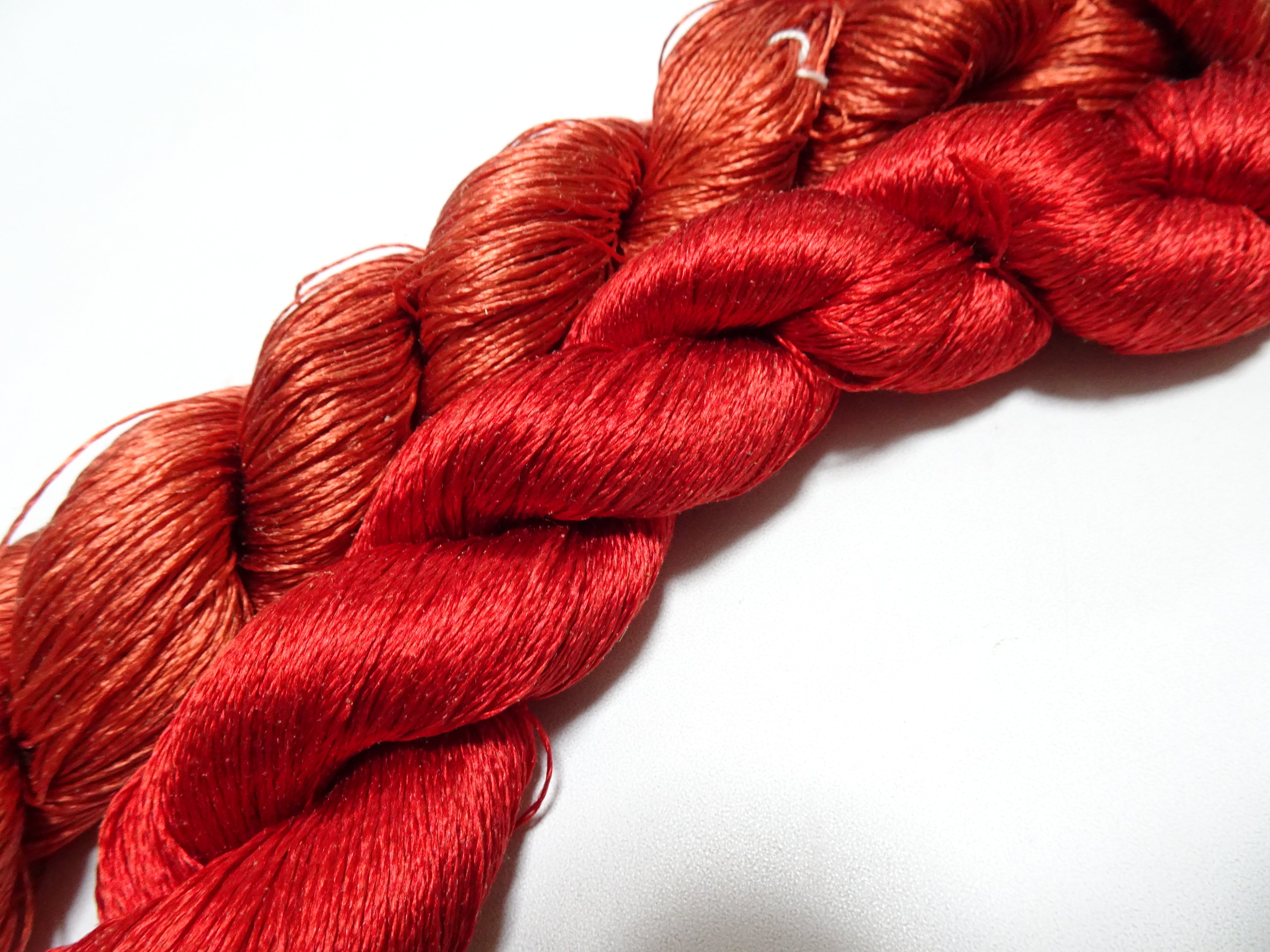 Japanese Vintage Twisted Silk Thread 2sets Embroidery 18414