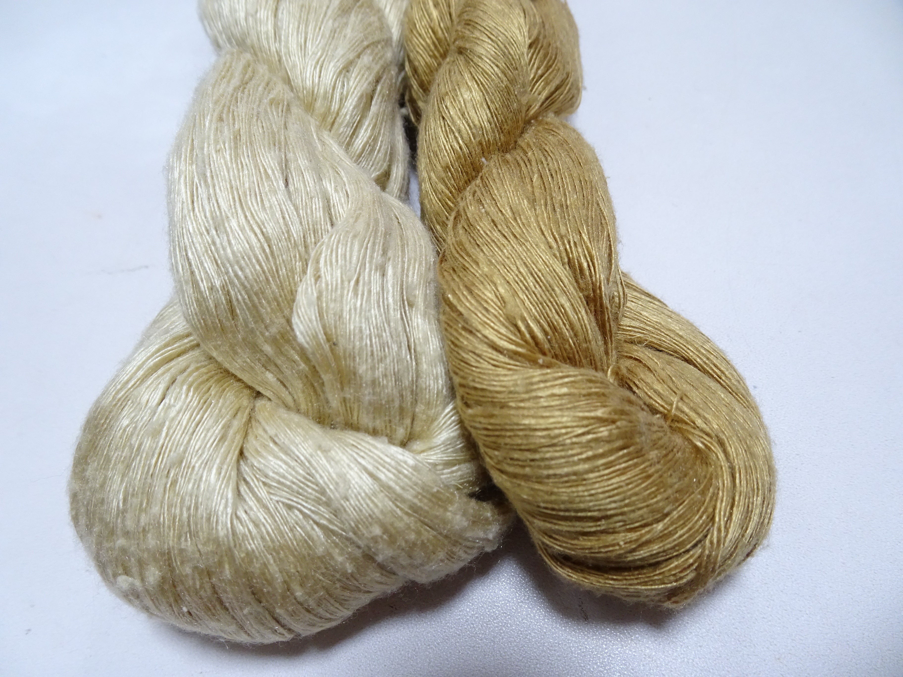 Japanese Vintage Mawata Tsumugi Fine Quality Silk Thread 2sets embroidery & Weave 17057