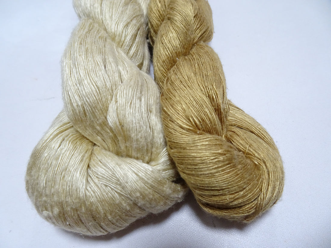 Japanese Vintage Mawata Tsumugi Fine Quality Silk Thread 2sets embroidery & Weave 17057