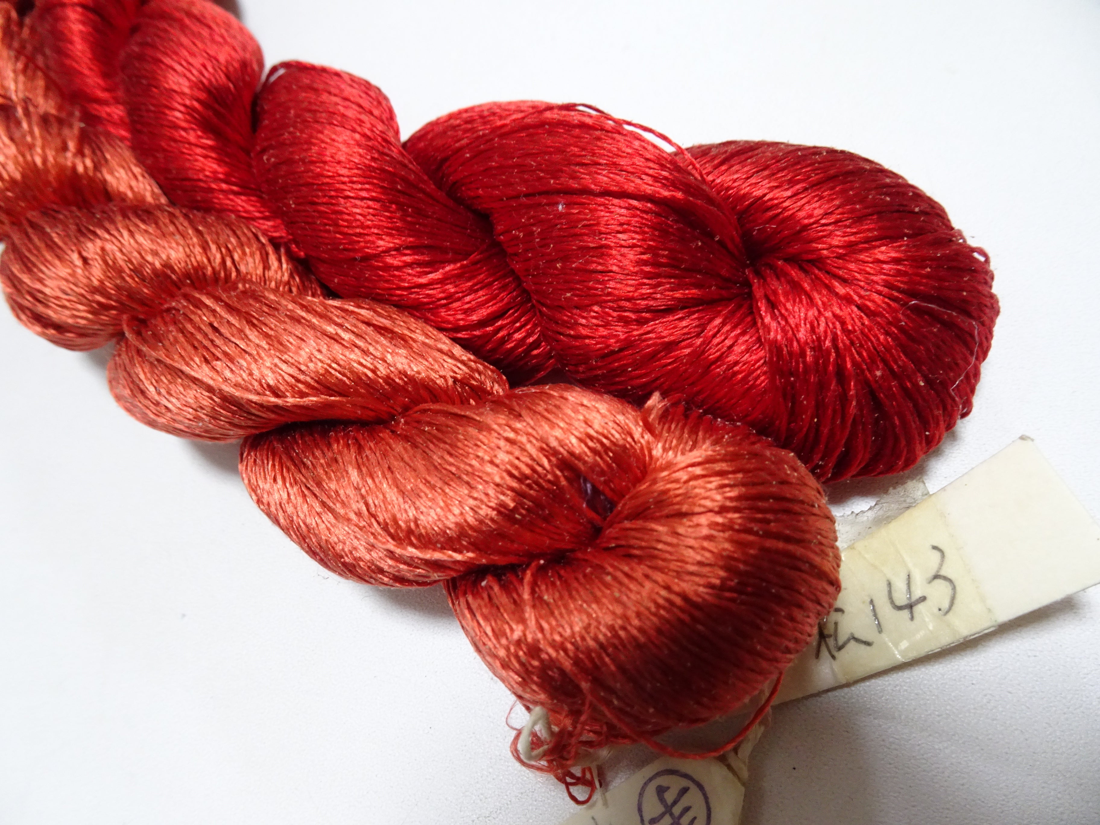 Japanese Vintage Twisted Silk Thread 2sets Embroidery 18414
