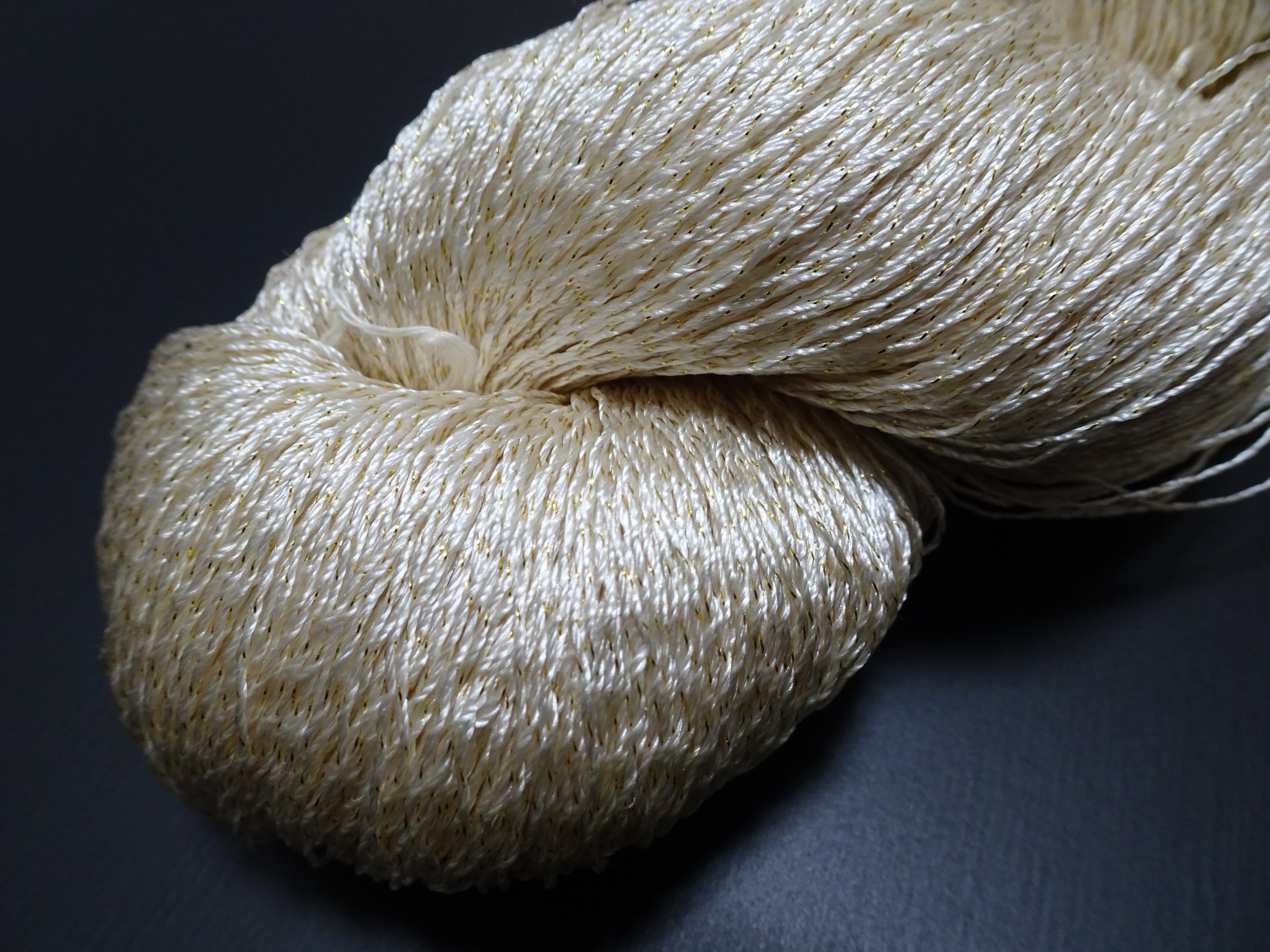 Japanese Vintage High Class Rare Silk Thread Mixture of Gold embroidery 17847
