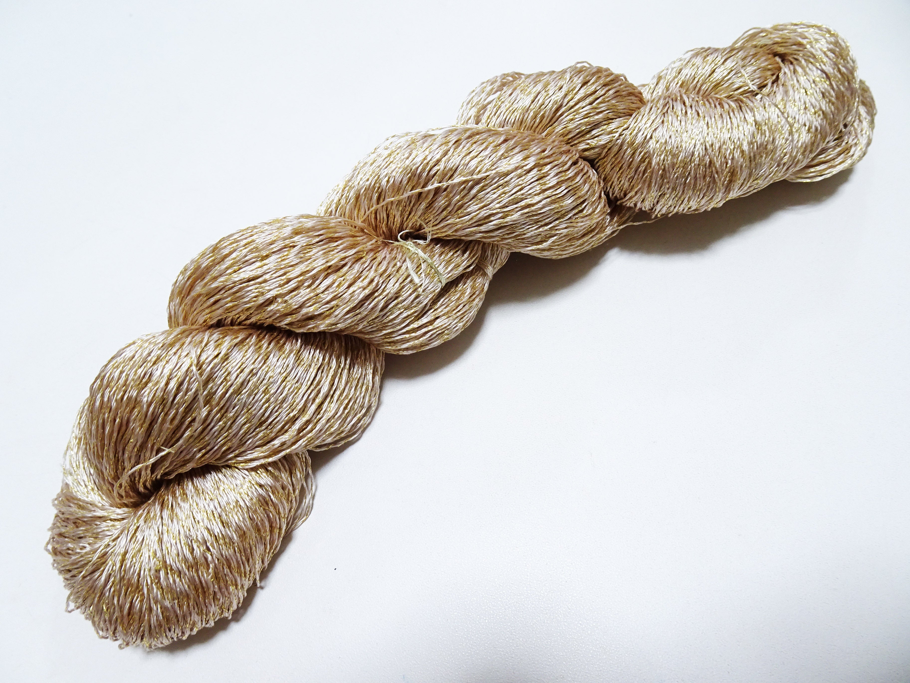 Japanese Vintage High Class Rare Silk Thread Mixture of Gold embroidery 14641