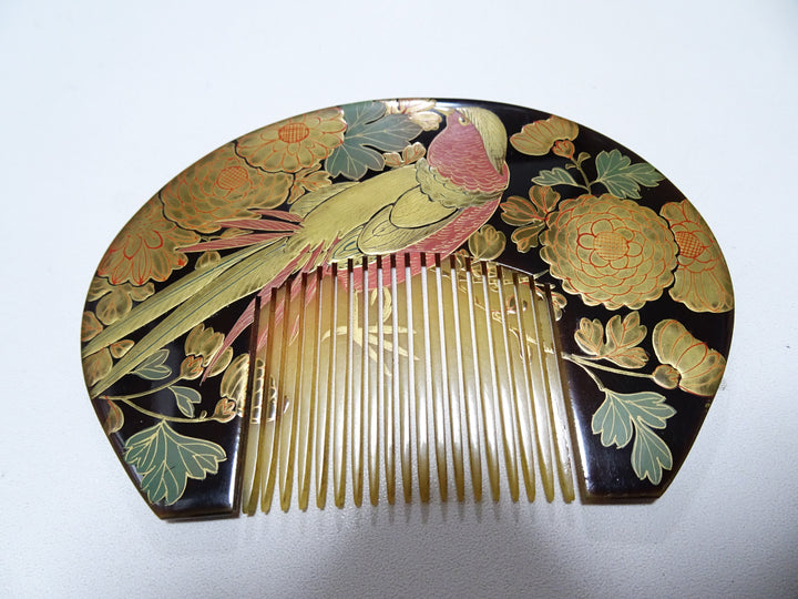 Japanese Vintage  Resin Comb Makie 15144