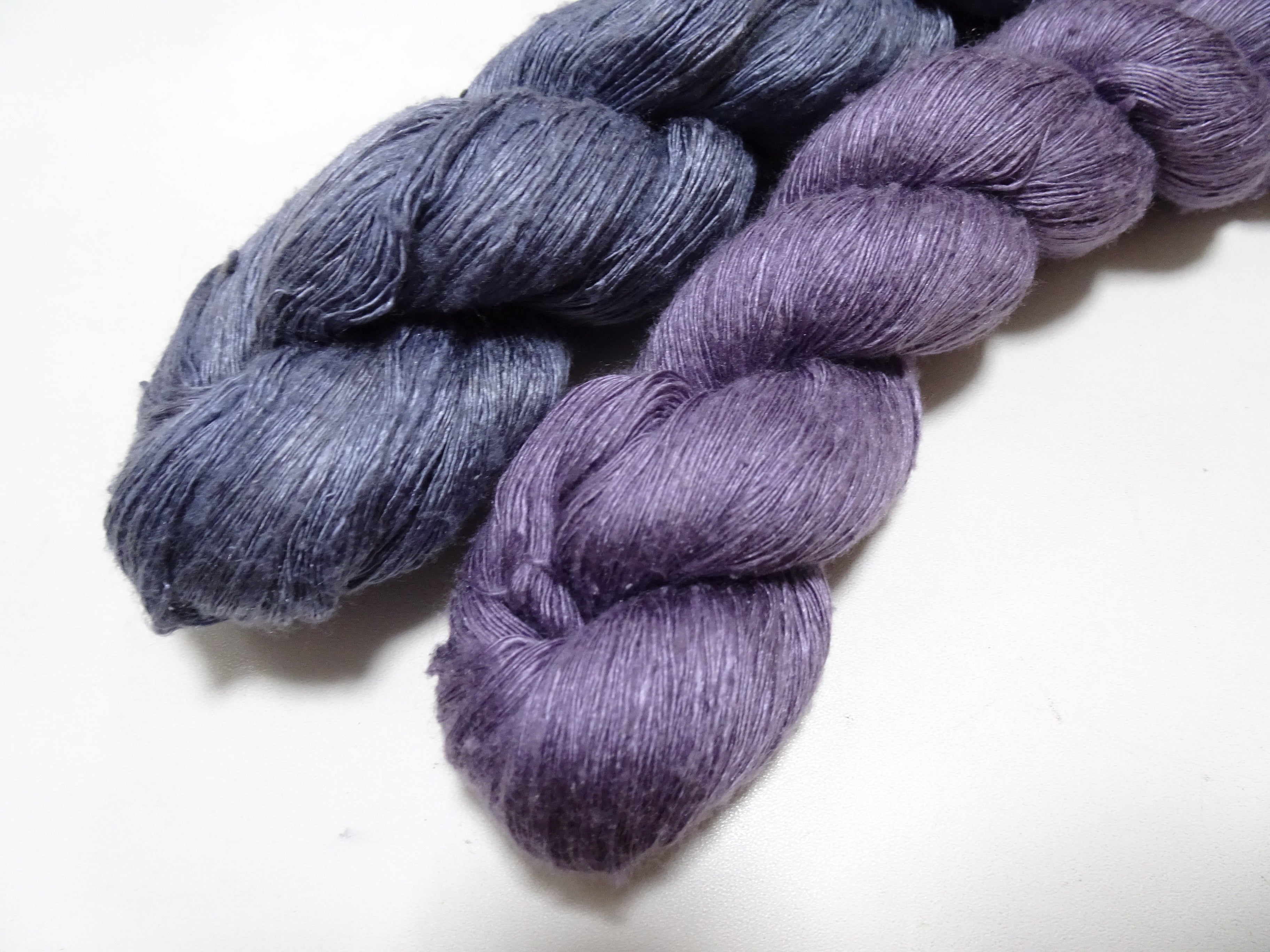 Japanese Vintage Mawata Tsumugi Fine Quality Silk Thread 2sets embroidery & Weave 17058