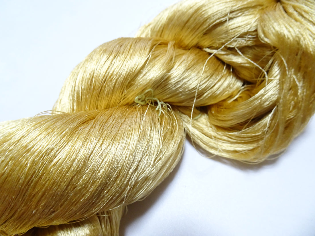 Japanese Vintage Silk Twisted Thread Embroidery 19818