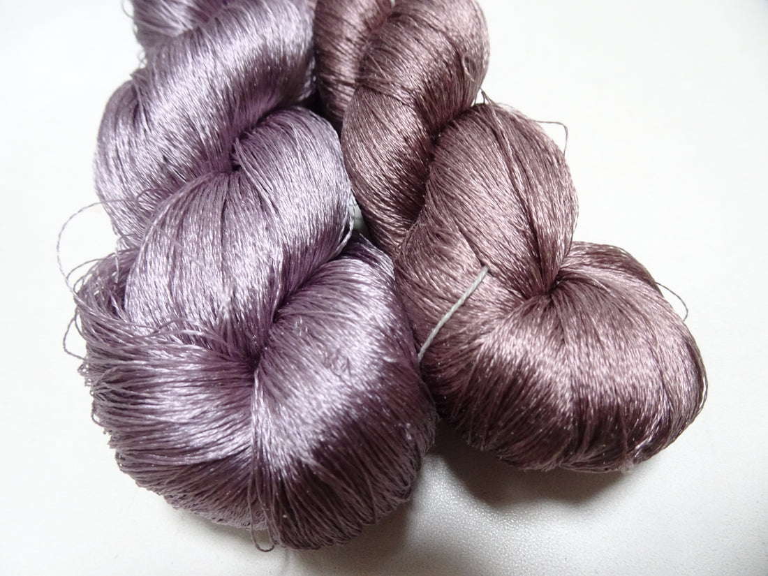 Japanese Vintage Twisted Silk Thread 2sets Embroidery 17234