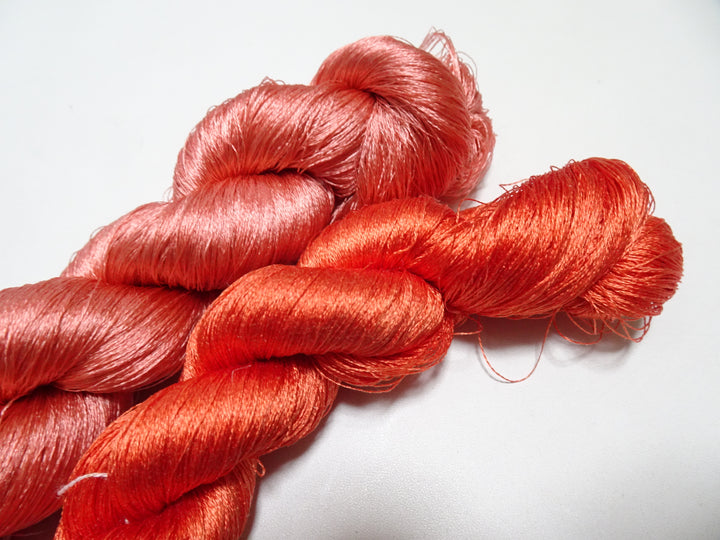 Japanese Vintage Twisted Silk Thread 2sets Embroidery 17378