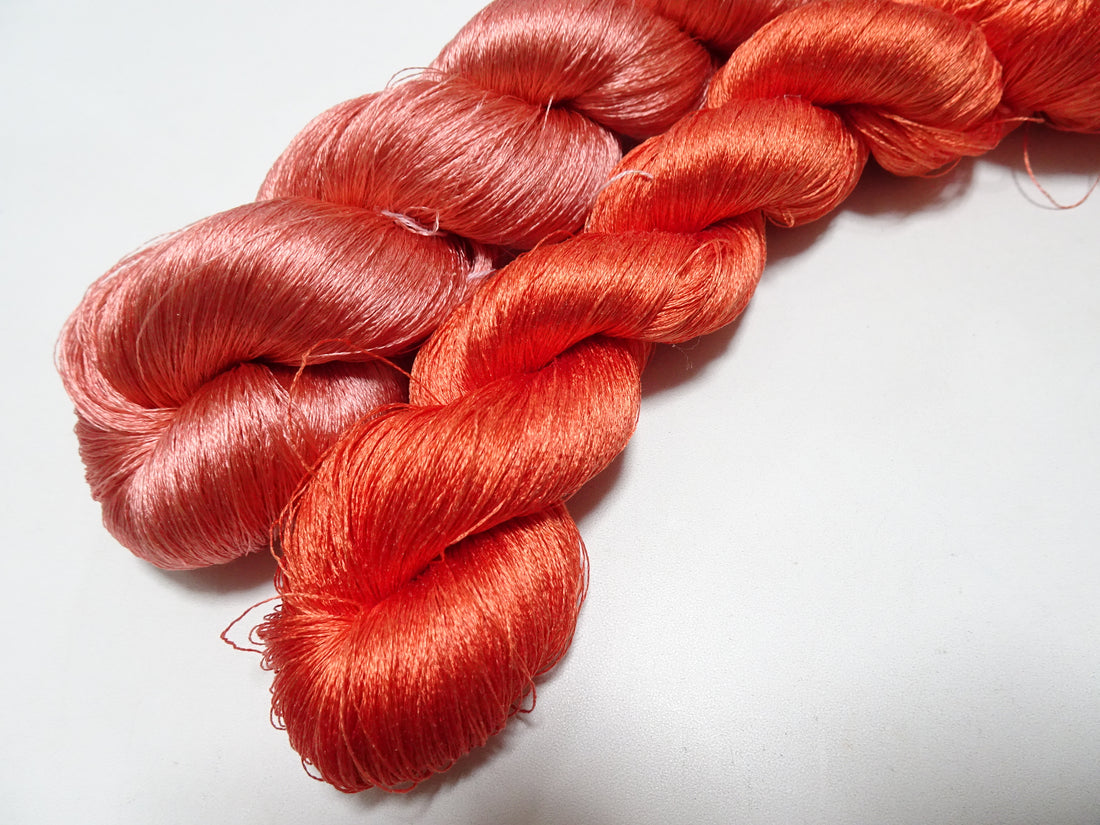 Japanese Vintage Twisted Silk Thread 2sets Embroidery 17378