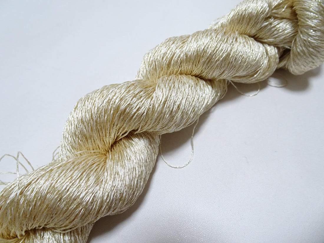 Japanese Vintage High Class Rare Silk Thread Mixture of Gold embroidery 14642