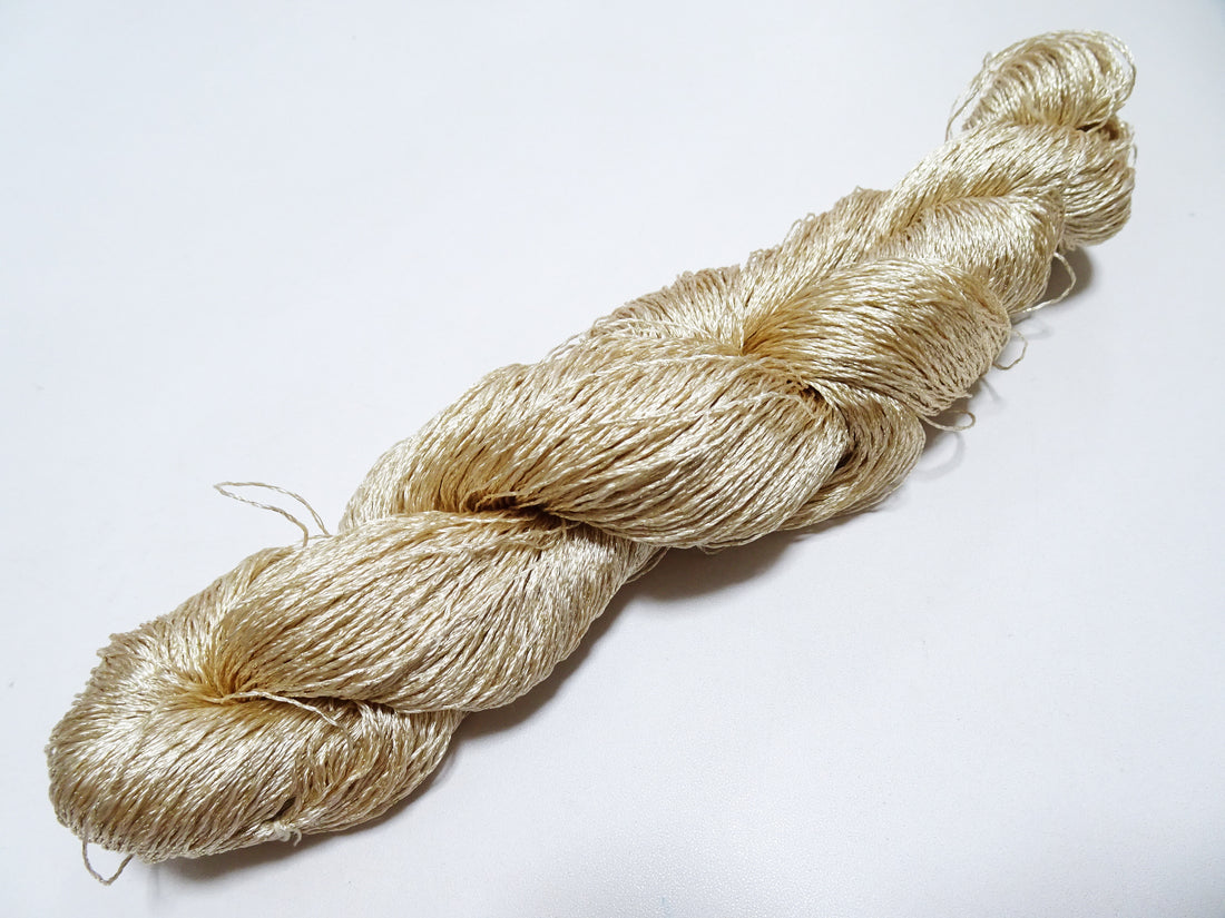 Japanese Vintage High Class Rare Silk Thread Mixture of Gold embroidery 14643