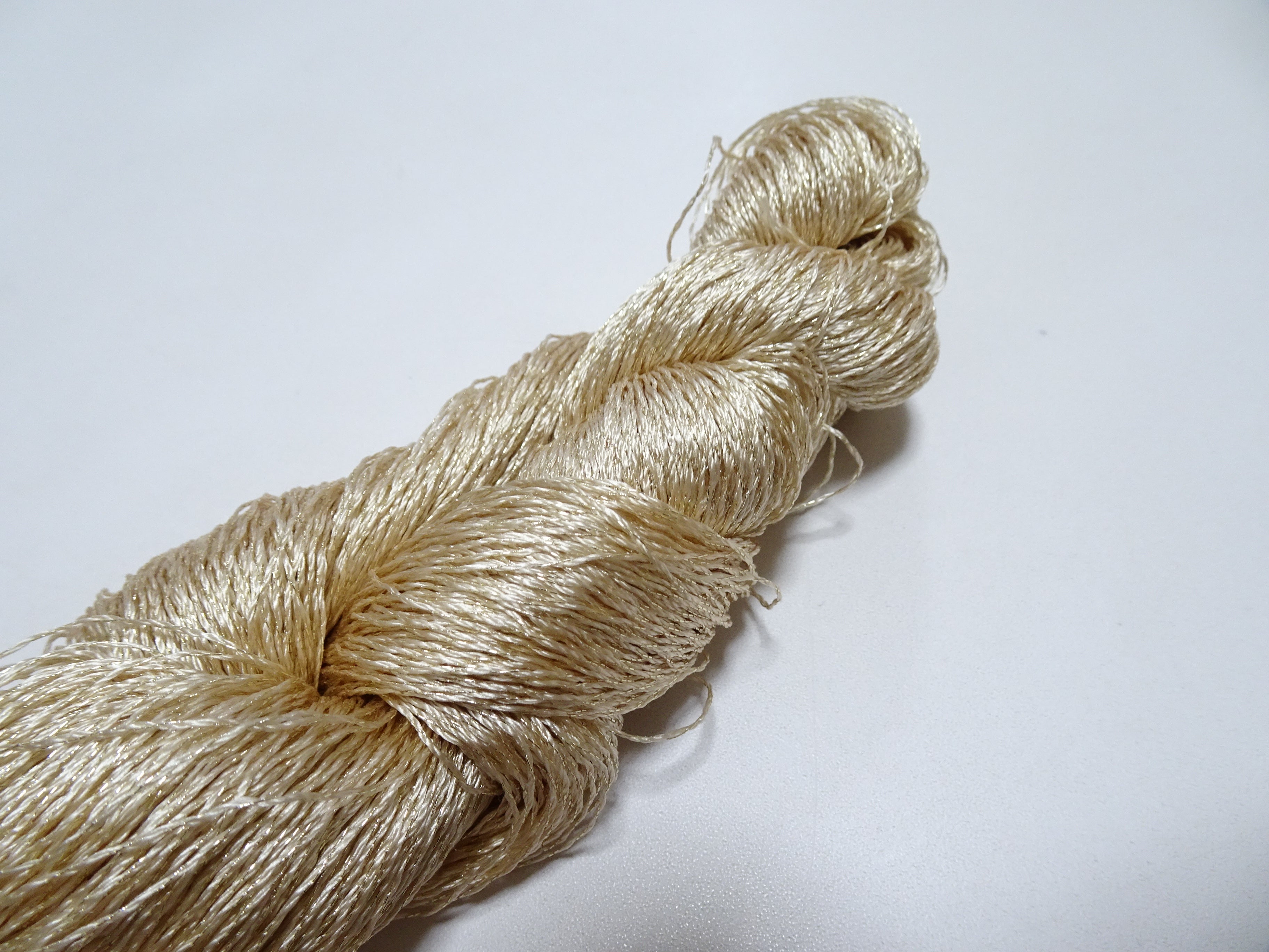 Japanese Vintage High Class Rare Silk Thread Mixture of Gold embroidery 14643