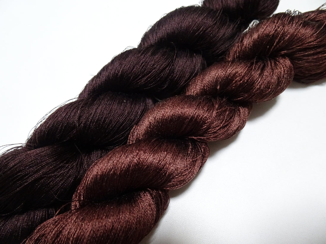 Japanese Vintage Twisted Silk Thread 2sets Embroidery 17379