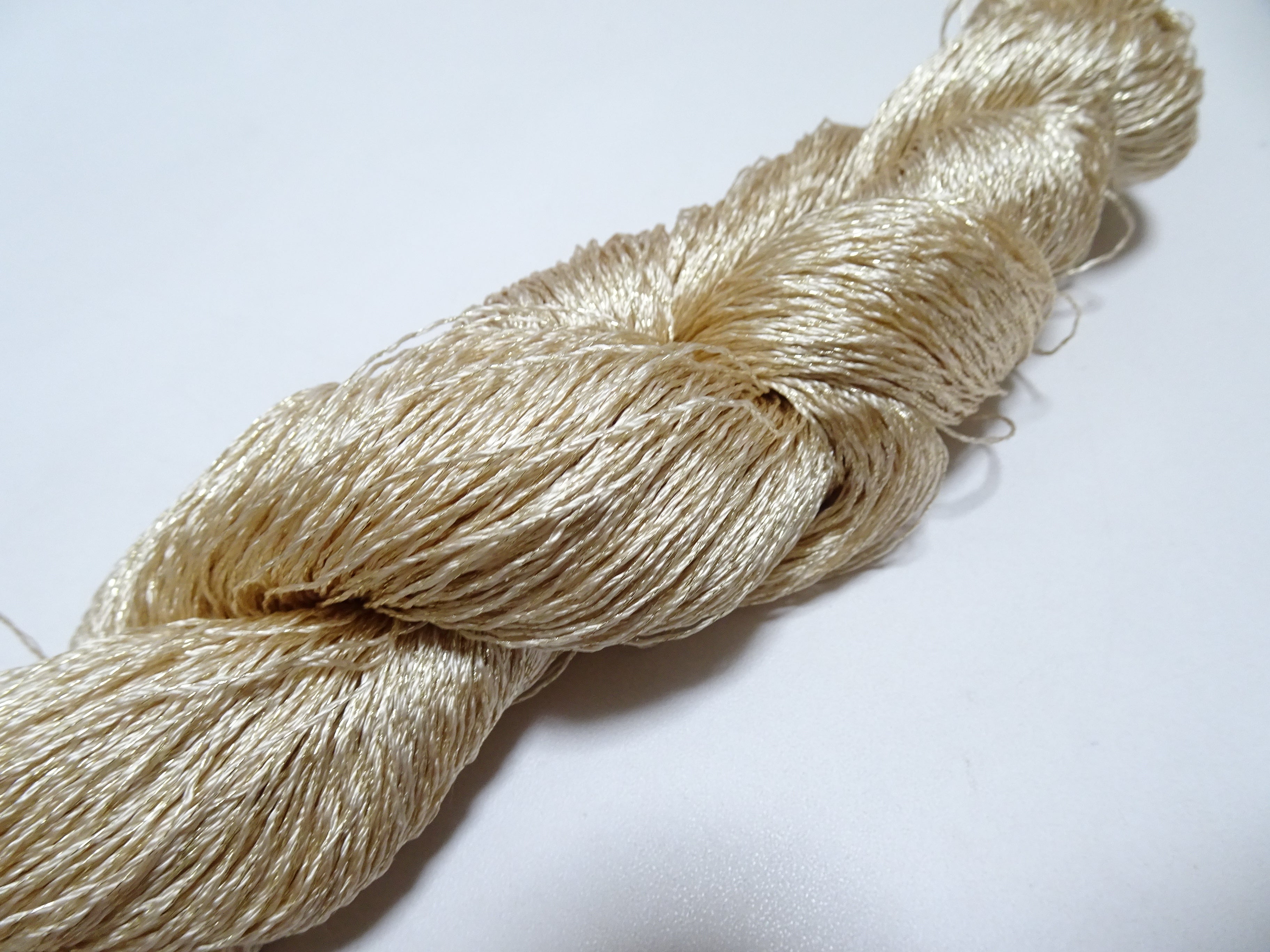 Japanese Vintage High Class Rare Silk Thread Mixture of Gold embroidery 14643