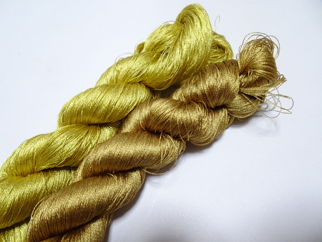 Japanese Vintage Twisted Silk Thread 2sets Embroidery 17380