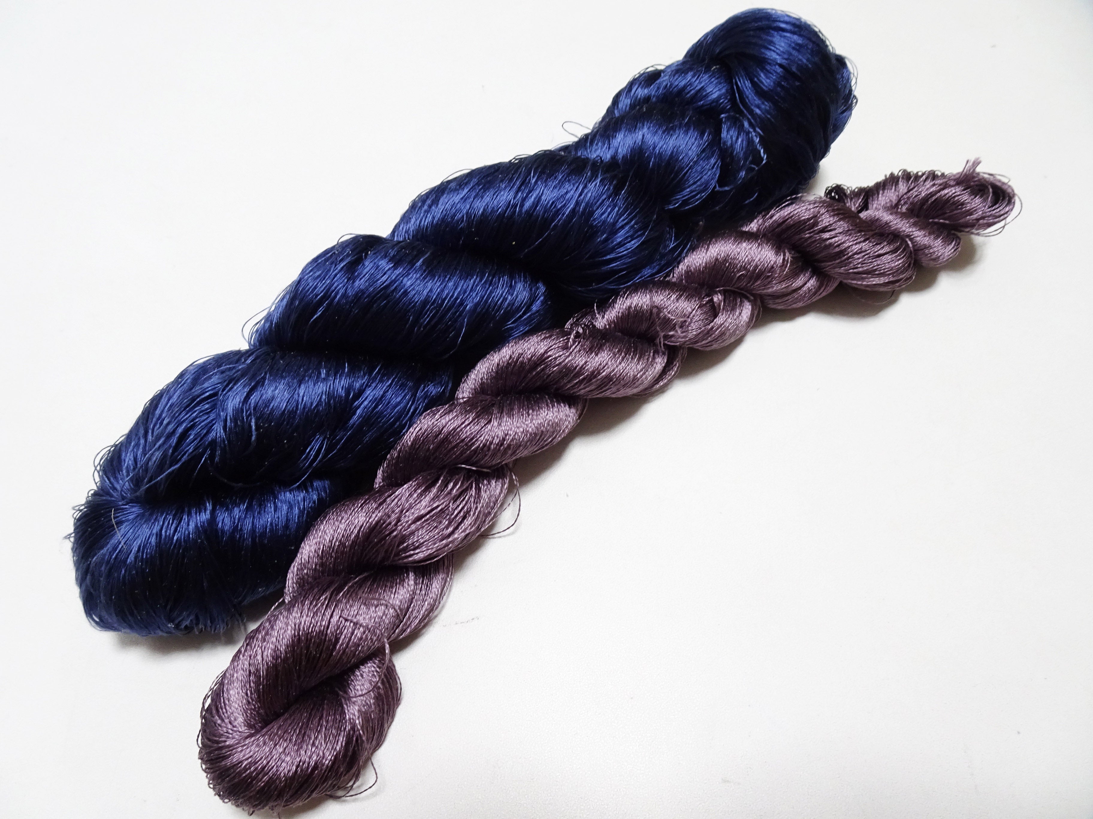 Japanese Vintage Twisted Silk Thread 2sets Embroidery 17237