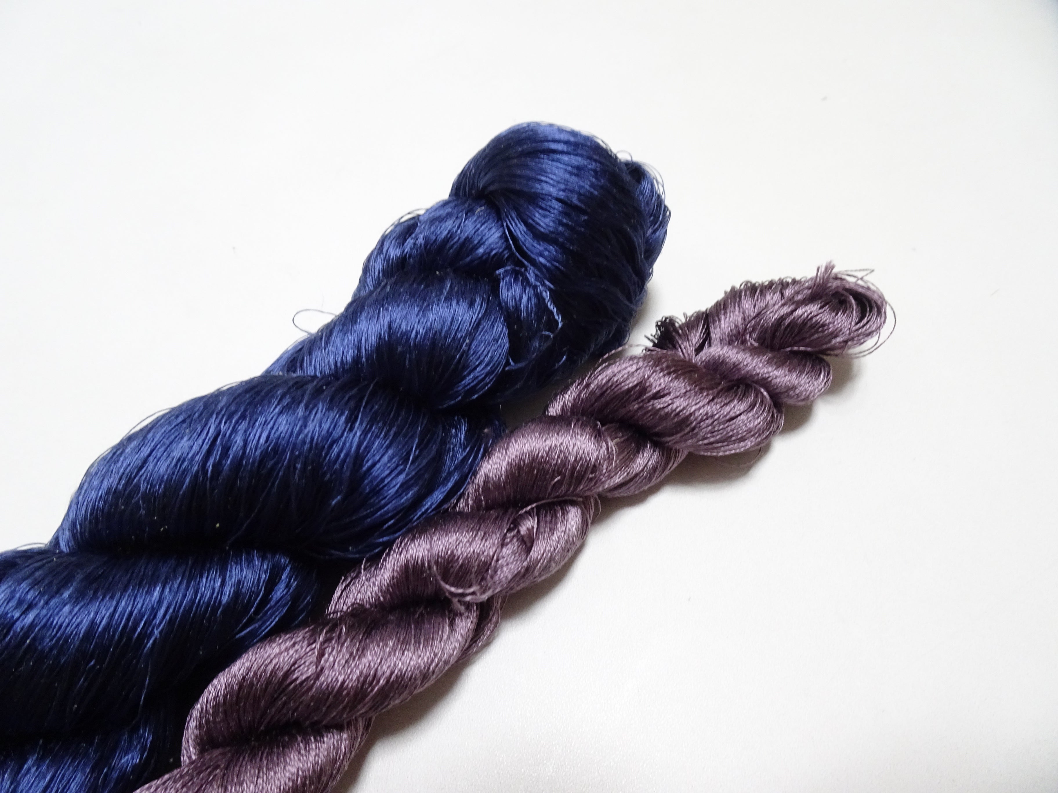 Japanese Vintage Twisted Silk Thread 2sets Embroidery 17237