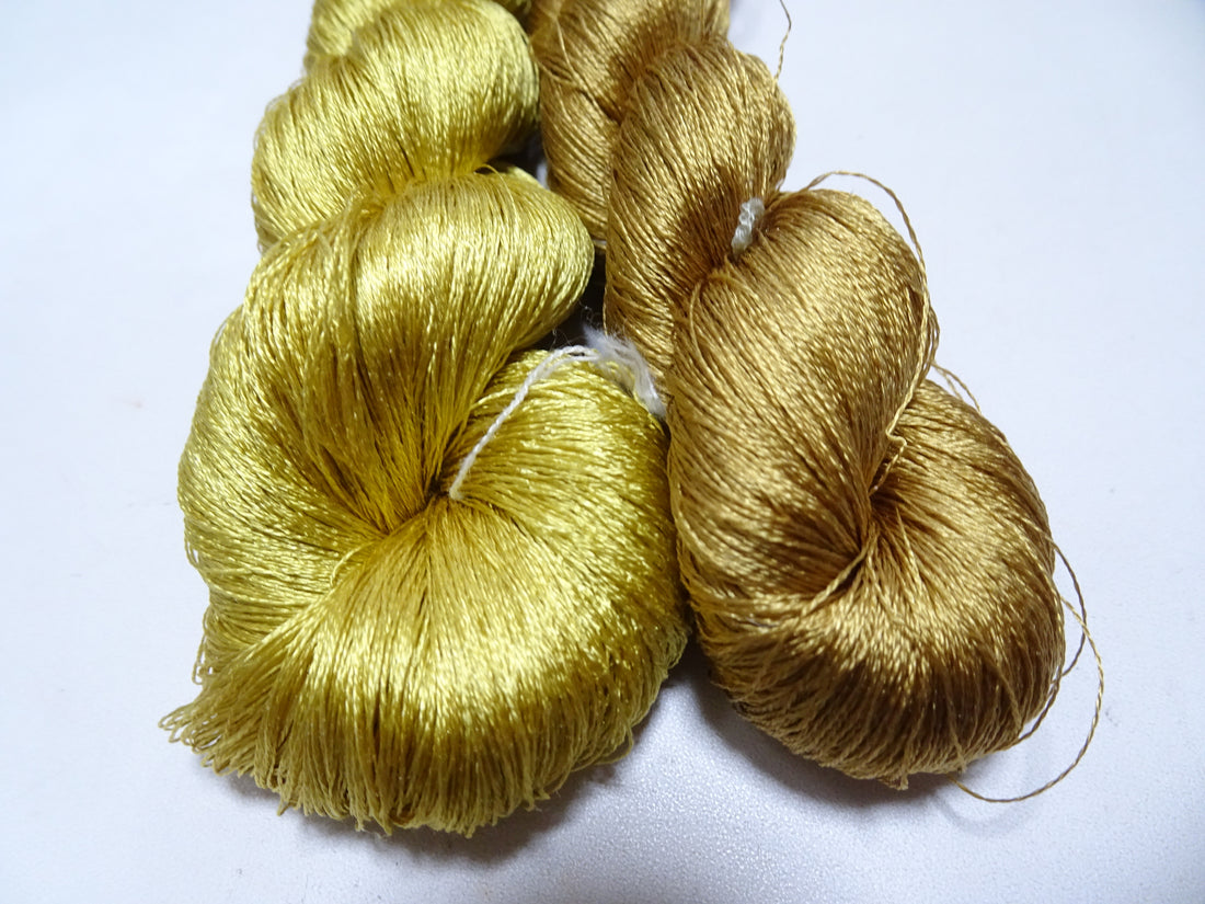Japanese Vintage Twisted Silk Thread 2sets Embroidery 17380