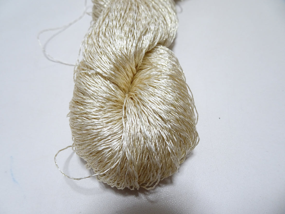 Japanese Vintage High Class Rare Silk Thread Mixture of Gold embroidery 14644
