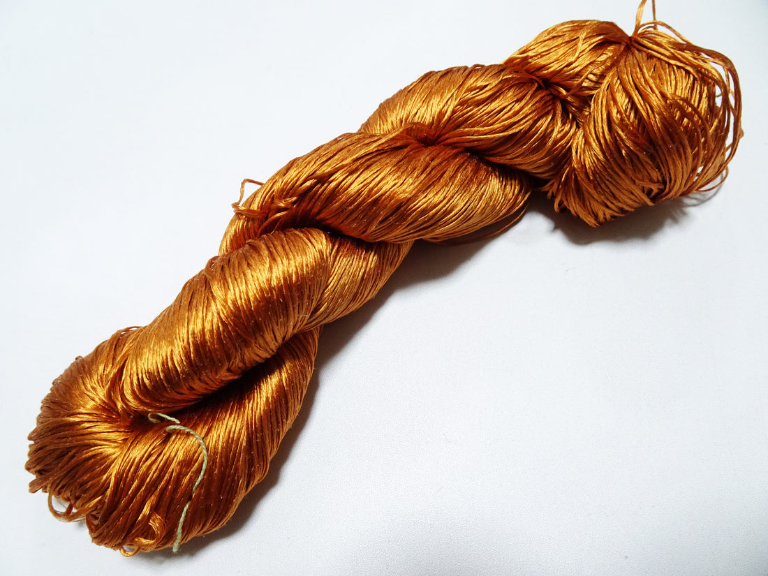 Japanese Vintage Loose Twisted Silk Thread Embroidery 18231