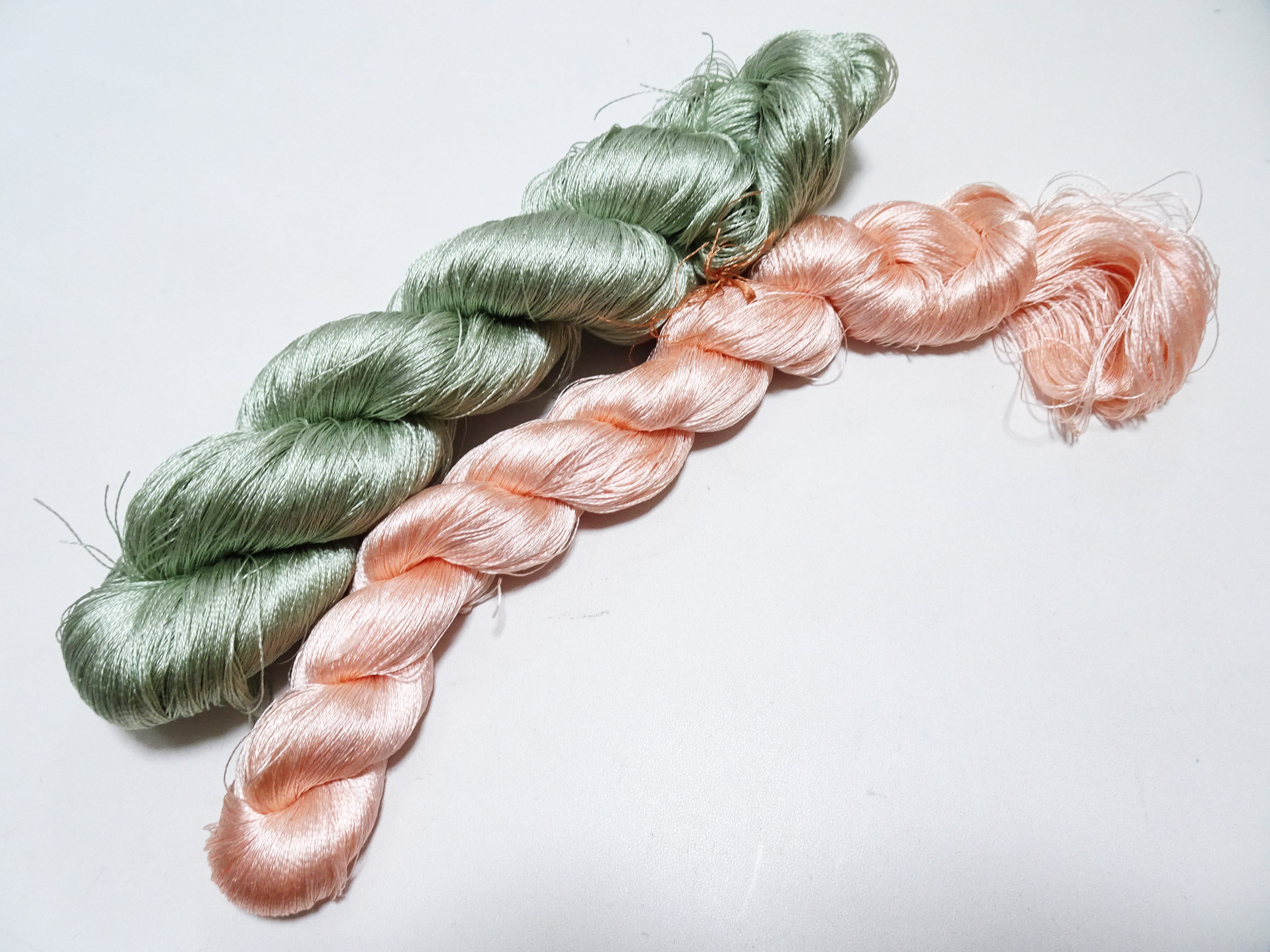 Japanese Vintage Twisted Silk Thread 2sets Embroidery 17238