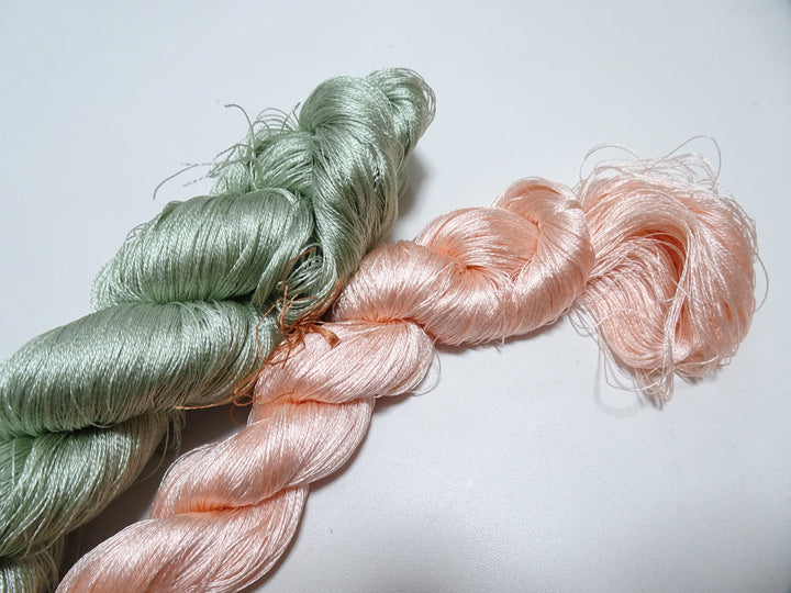 Japanese Vintage Twisted Silk Thread 2sets Embroidery 17238
