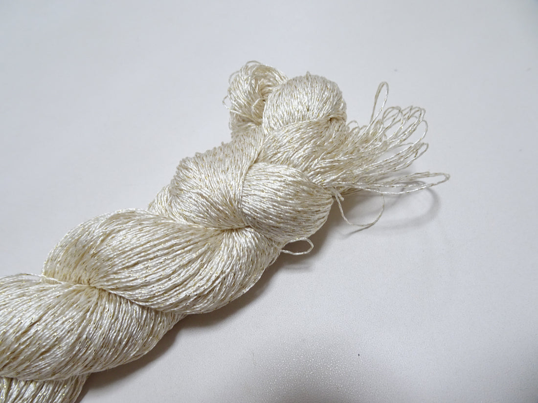 Japanese Vintage High Class Rare Silk Thread Mixture of Gold embroidery 14645