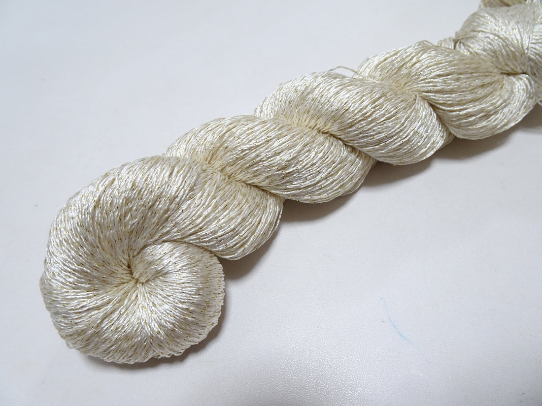 Japanese Vintage High Class Rare Silk Thread Mixture of Gold embroidery 14645