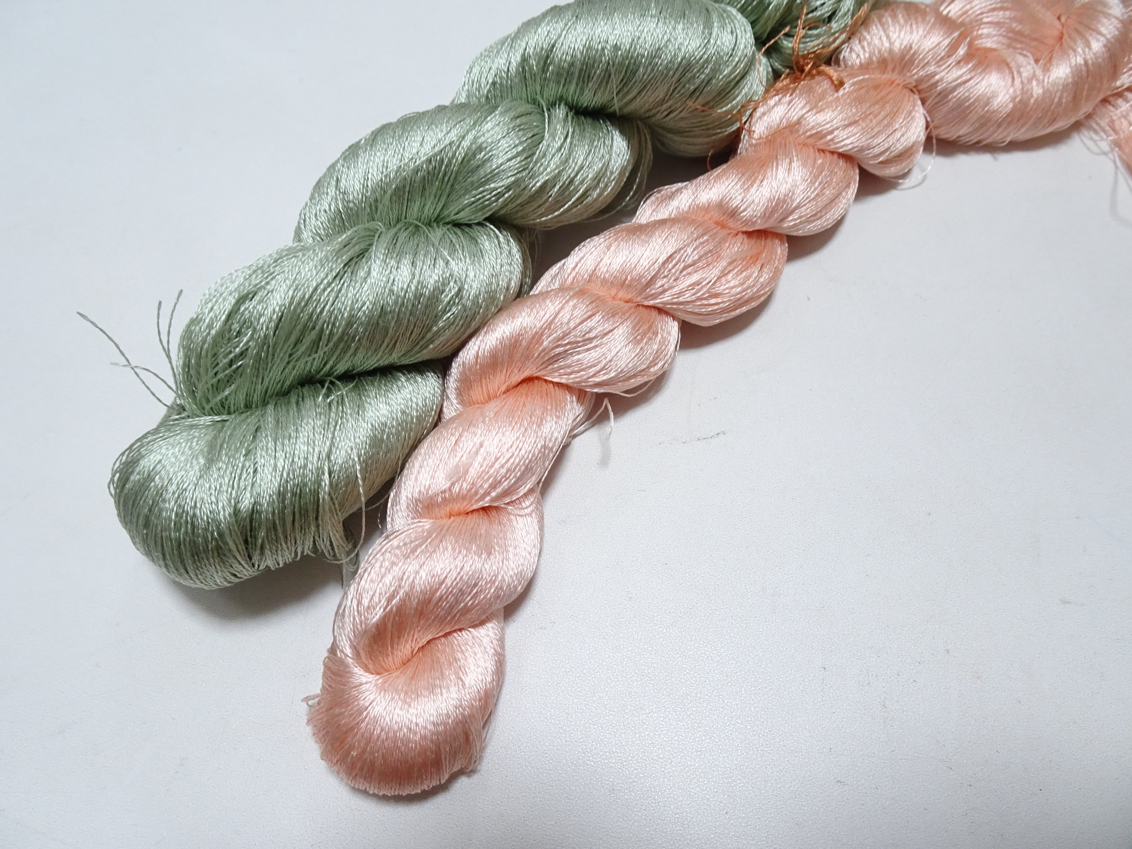 Japanese Vintage Twisted Silk Thread 2sets Embroidery 17238