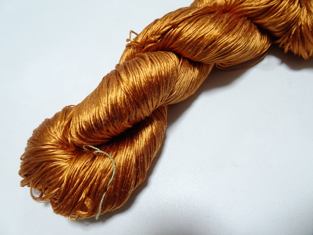 Japanese Vintage Loose Twisted Silk Thread Embroidery 18231