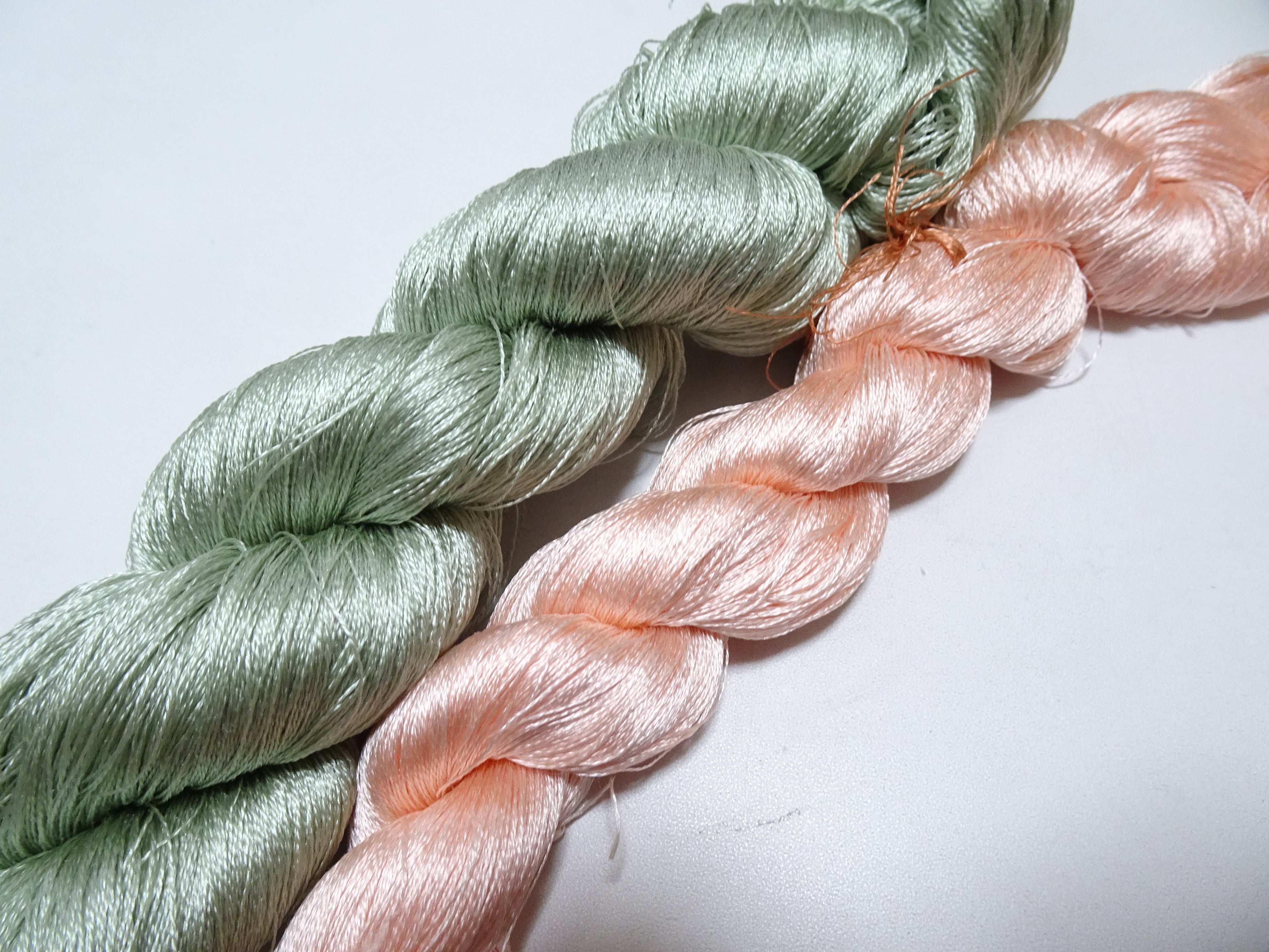 Japanese Vintage Twisted Silk Thread 2sets Embroidery 17238