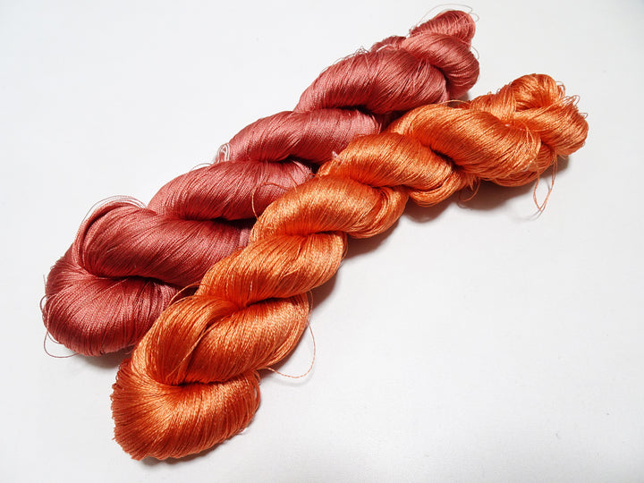 Japanese Vintage Twisted Silk Thread 2sets Embroidery 17382