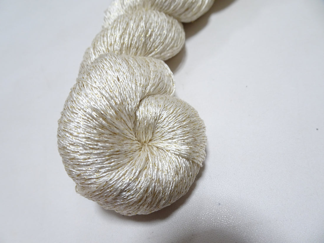 Japanese Vintage High Class Rare Silk Thread Mixture of Gold embroidery 14645