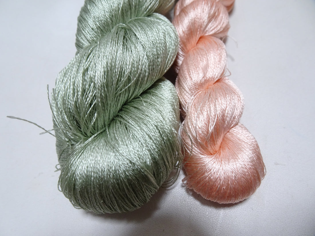 Japanese Vintage Twisted Silk Thread 2sets Embroidery 17238