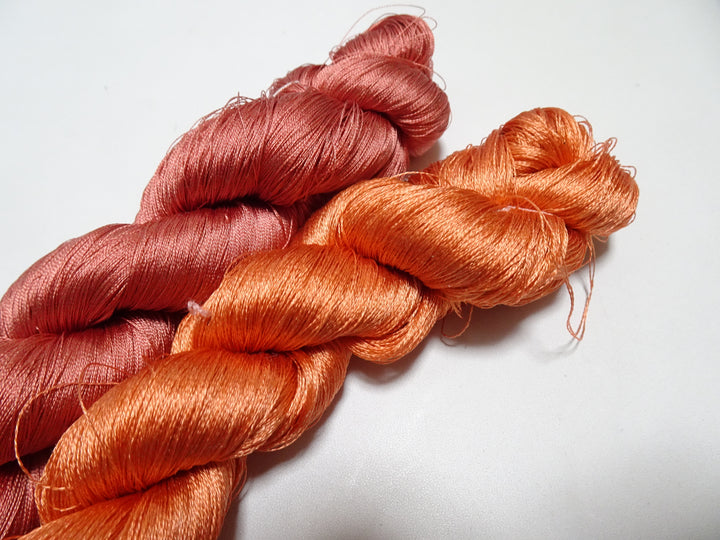 Japanese Vintage Twisted Silk Thread 2sets Embroidery 17382