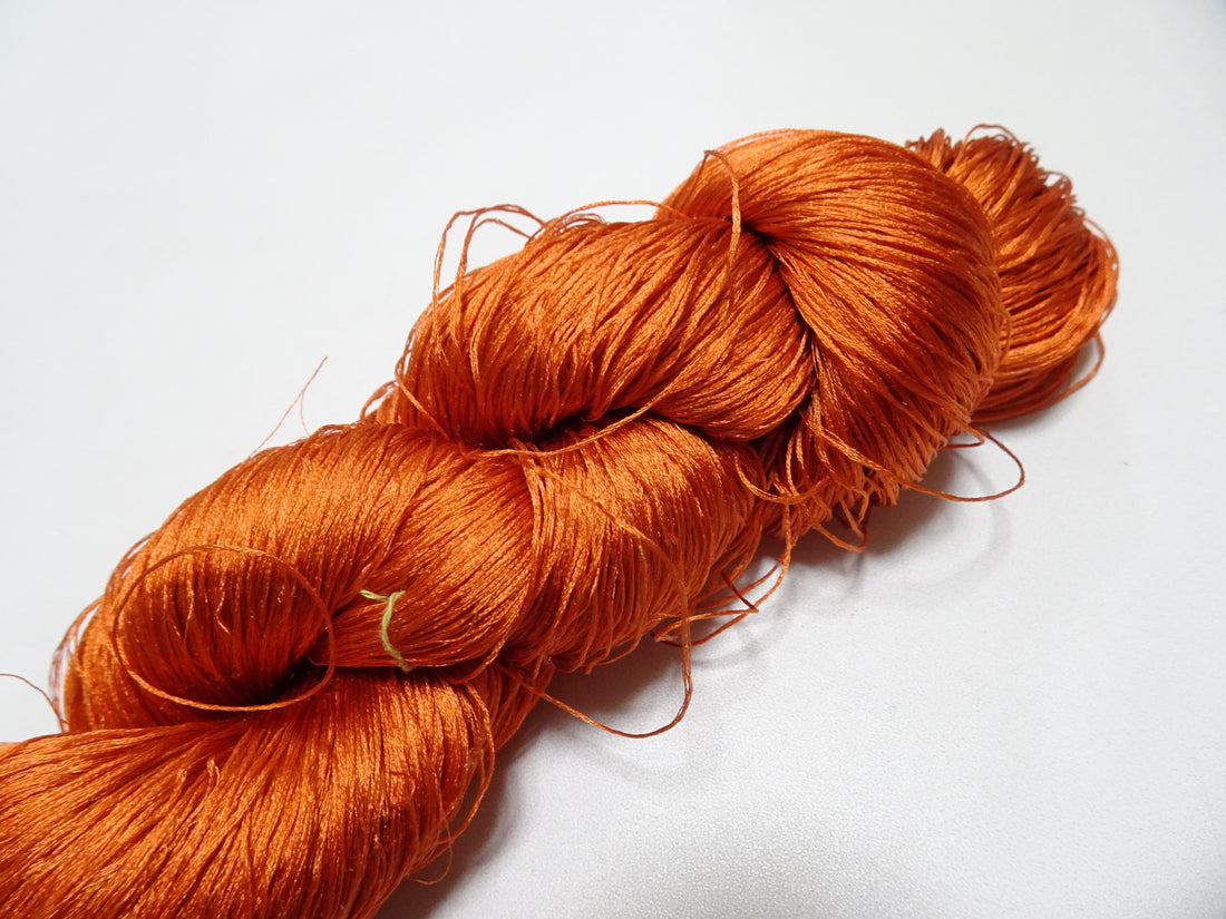 Japanese Vintage 6 Loose-Twist Silk Threads 19357