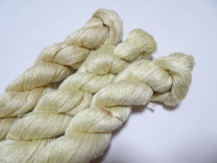 Japanese Vintage Mawata Tsumugi Fine Quality Silk Thread 3sets embroidery & Weave 17063