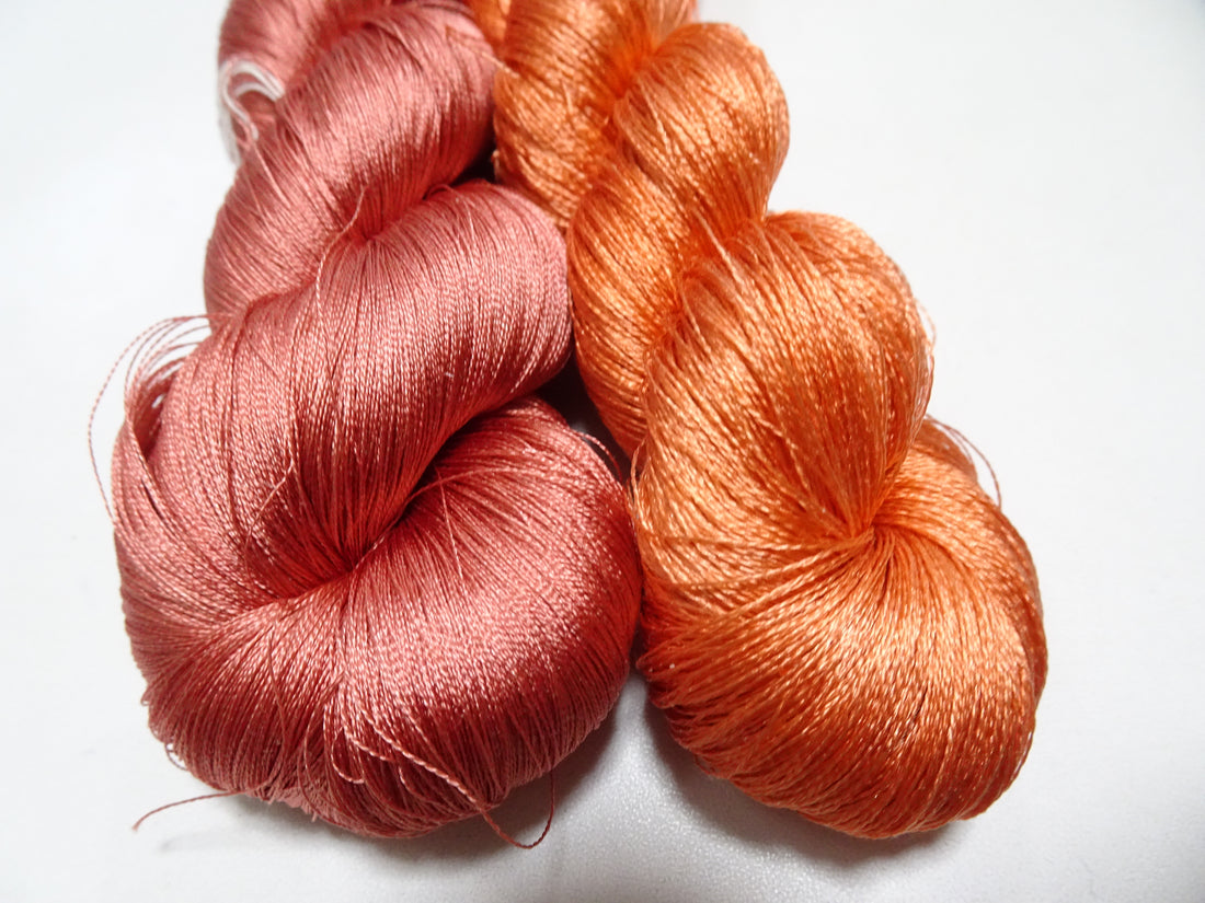 Japanese Vintage Twisted Silk Thread 2sets Embroidery 17382