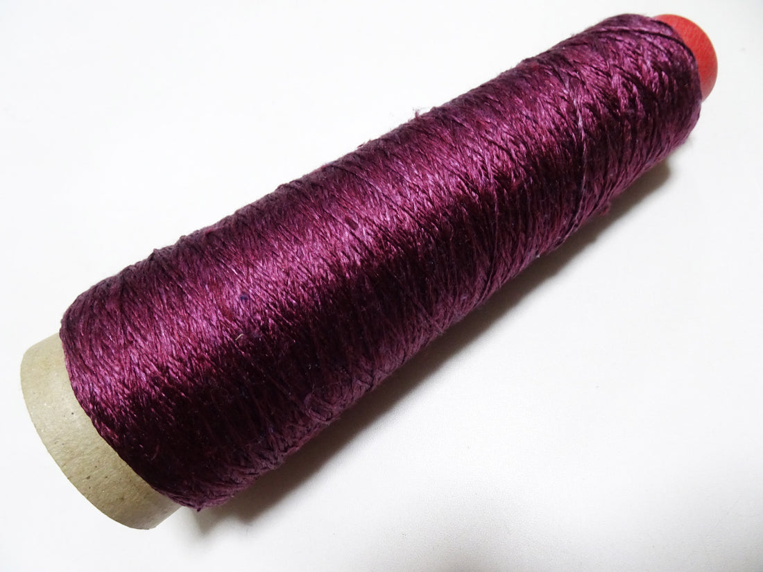 Japanese Tanaka Gen Silk – One-of-a-Kind Hand-Dyed Artistic Silk Thread, Rare Japanese Artisan Yarn, Limited Stock 19222