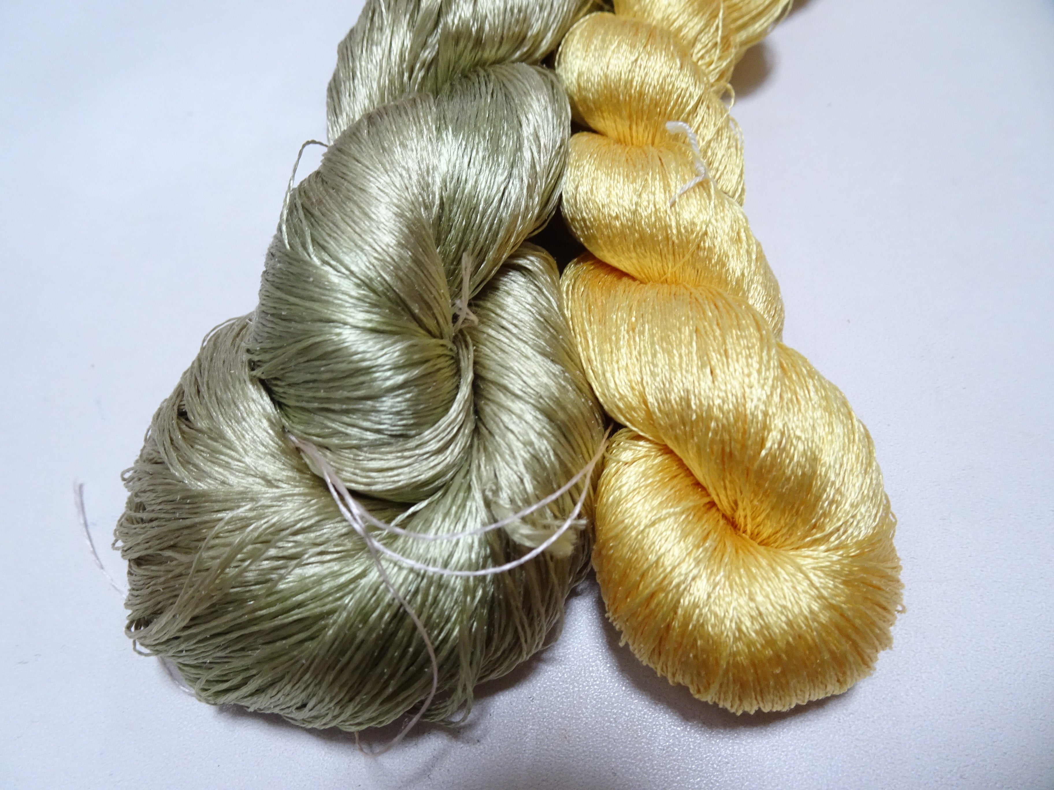Japanese Vintage Twisted Silk Thread 2sets Embroidery 17239