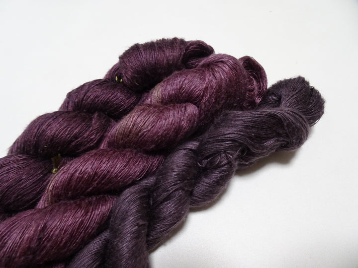 Japanese Vintage Mawata Tsumugi Fine Quality Silk Thread 3sets embroidery & Weave 17064