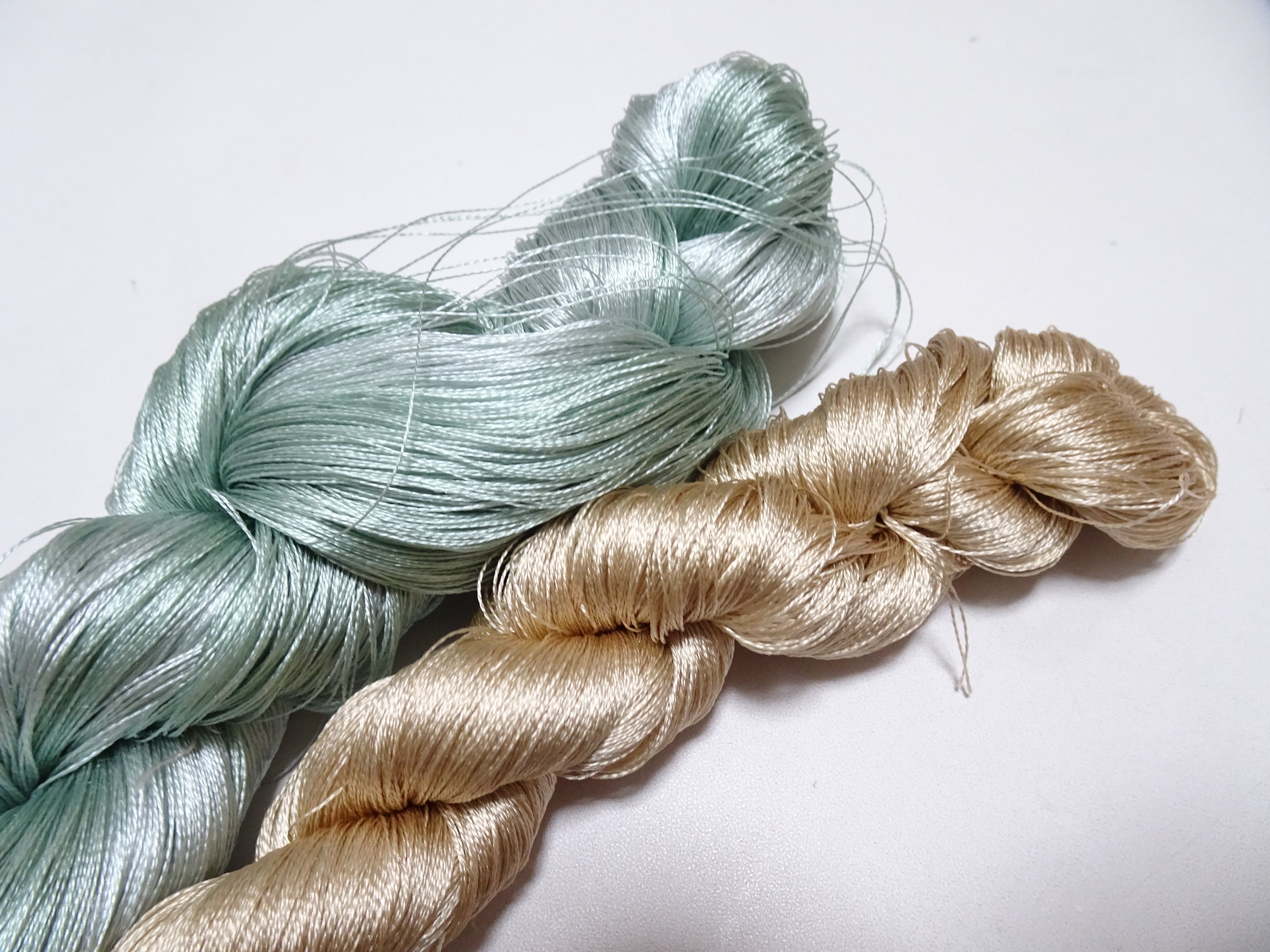 Japanese Vintage Twisted Silk Thread 2sets Embroidery 17240