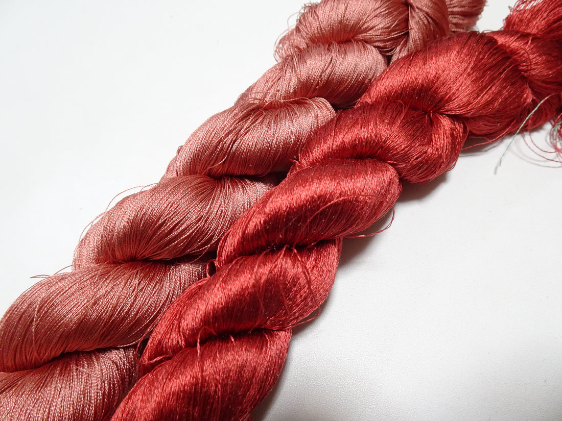 Japanese Vintage Twisted Silk Thread 2sets Embroidery 17383