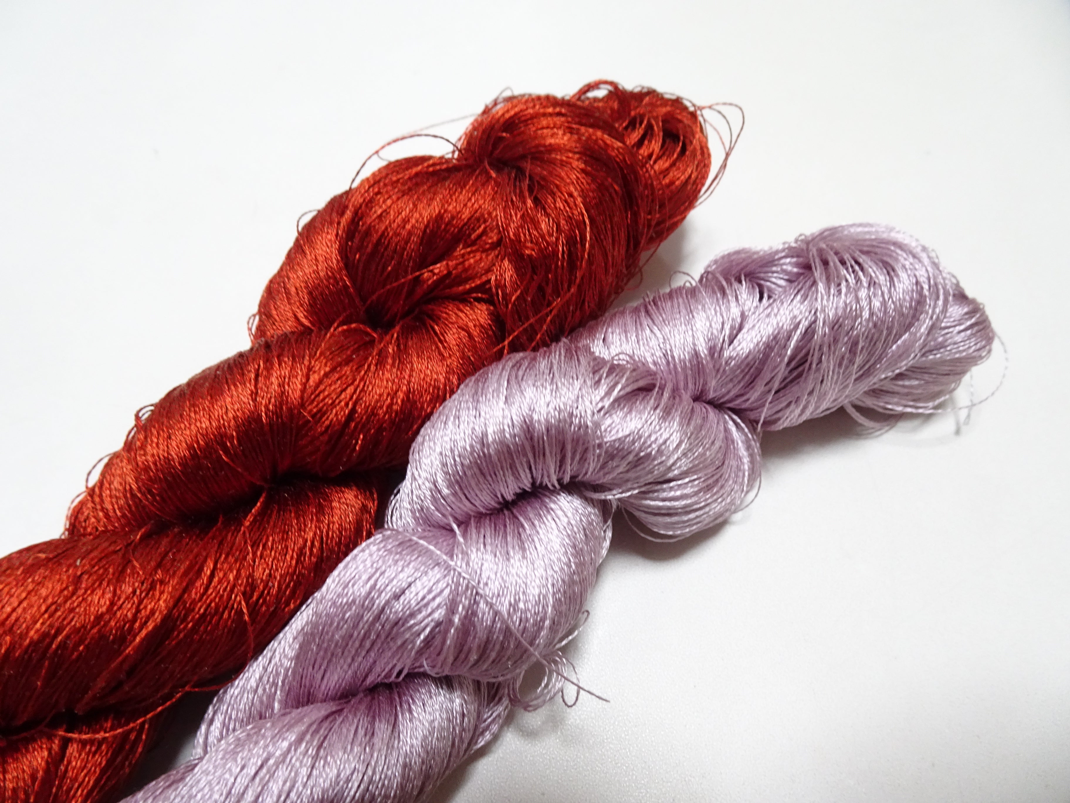 Japanese Vintage Twisted Silk Thread 2sets Embroidery 17385