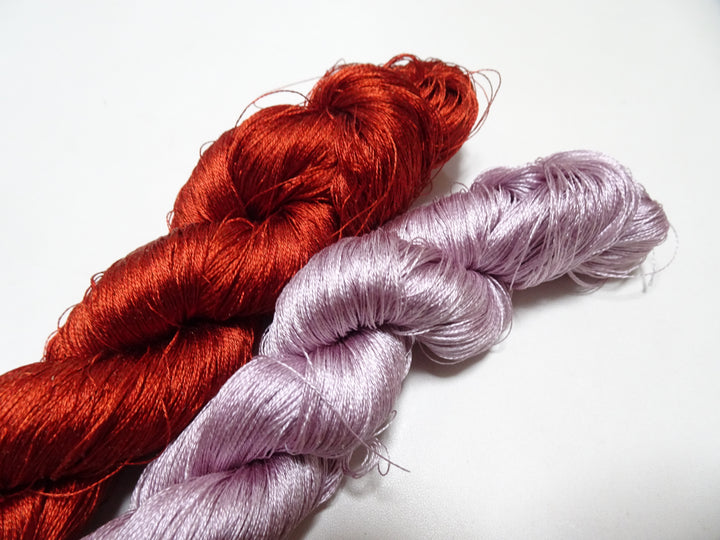 Japanese Vintage Twisted Silk Thread 2sets Embroidery 17385