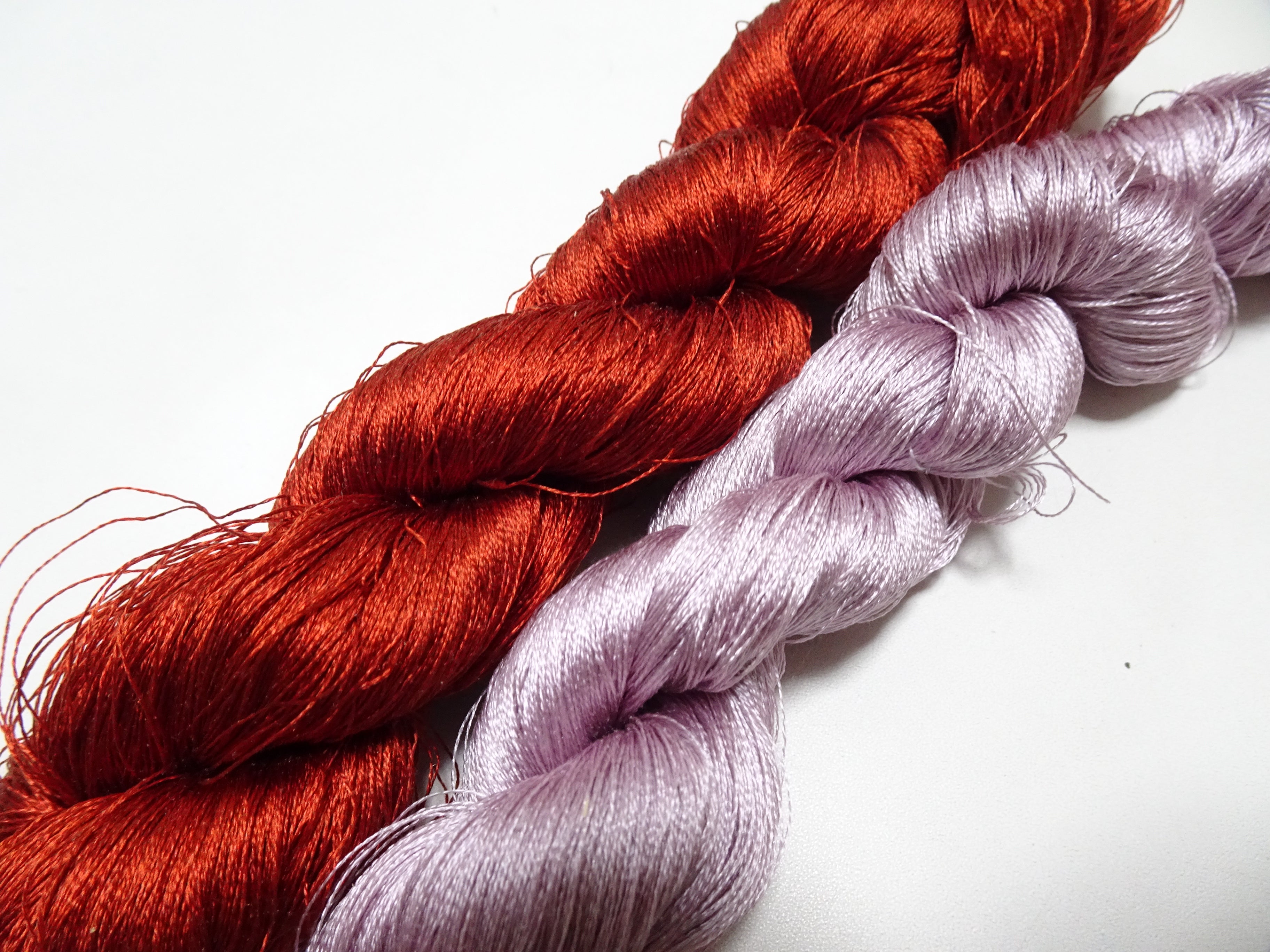 Japanese Vintage Twisted Silk Thread 2sets Embroidery 17385