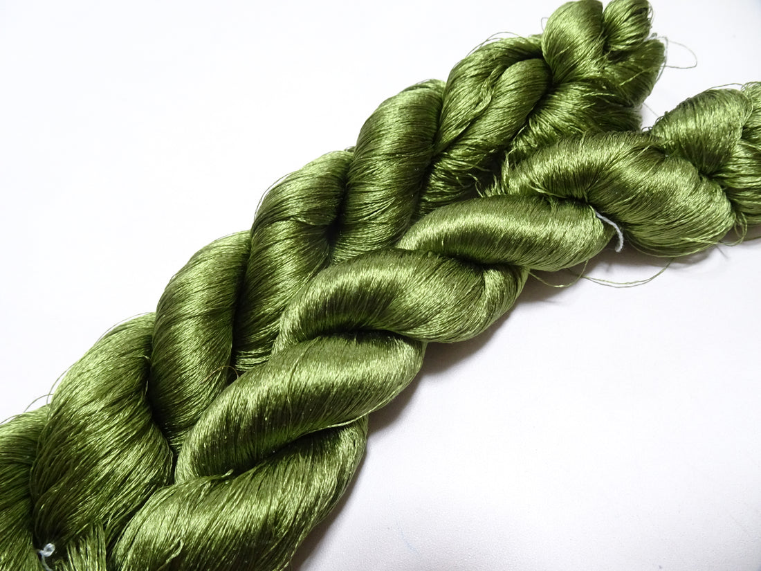 Japanese Vintage Twisted Silk Thread 2sets Embroidery 15786