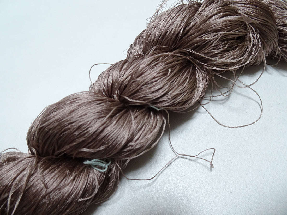 Japanese Vintage 6 Loose-Twist Silk Threads 19360