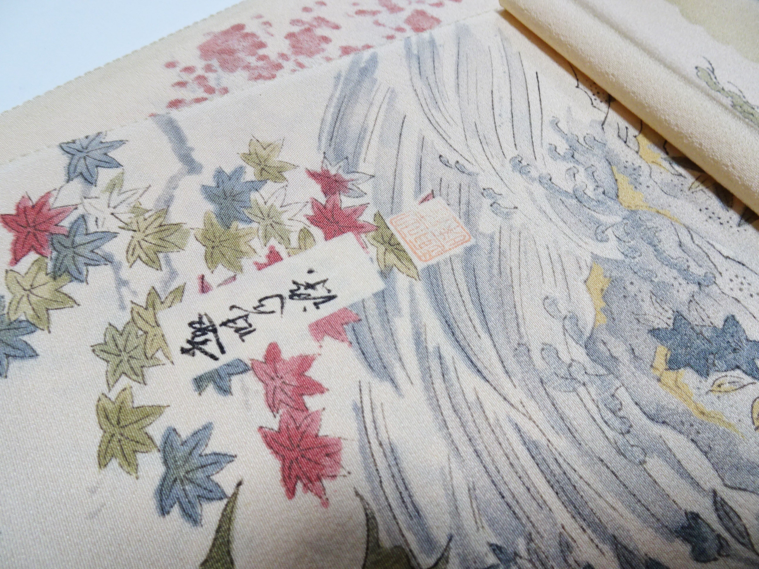 Japanese Vintage Rare Showa-Era Dyed Sample Fabric Bolt 14007