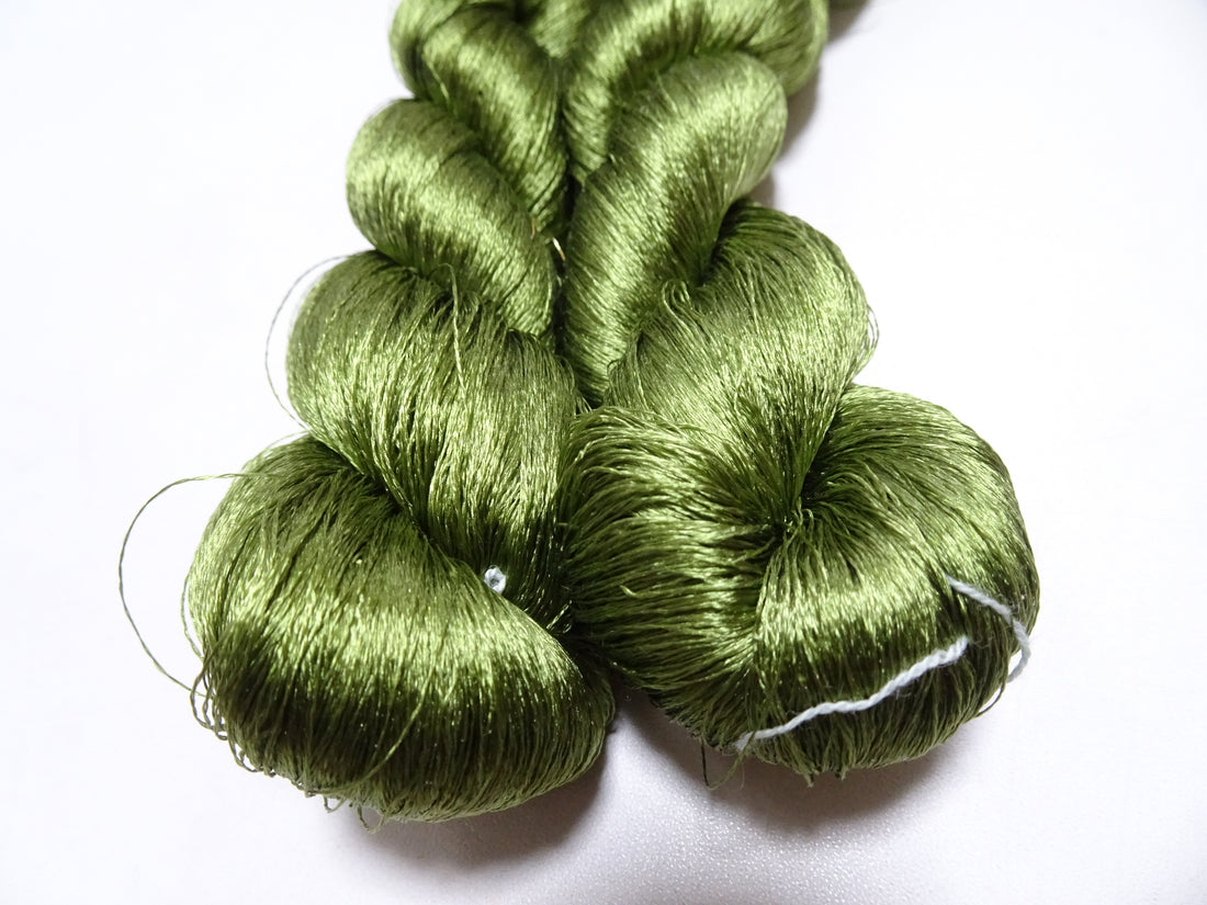 Japanese Vintage Twisted Silk Thread 2sets Embroidery 15786